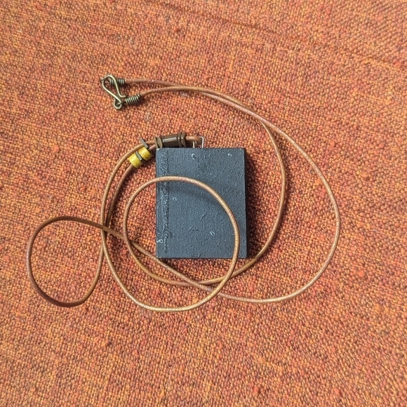 Orthodox Byzantine Necklace St Constantine St Helen Greek Wood Pendant - Picture 6 of 7